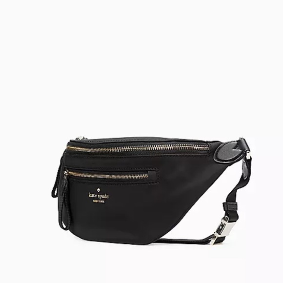 MAKE AN OFFER NWT Kate Spade New York KS Chelsea Nylon Belt Bag Black - Picture 3 of 6